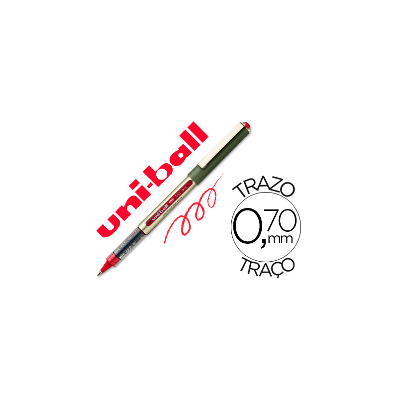 Rotulador uni-ball roller ub-157e rojo 0,7 mm unidad