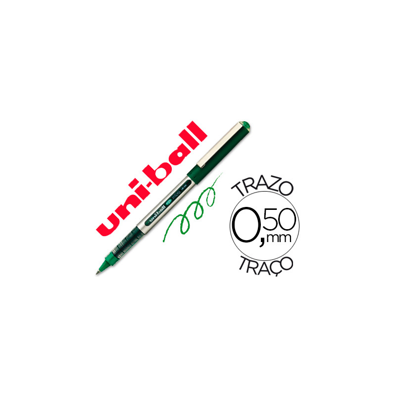Rotulador uni-ball roller ub-150e micro eye verde 0,5 mmunidad