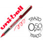 Rotulador uni-ball roller ub-150e micro eye rojo 0,5 mm unidad