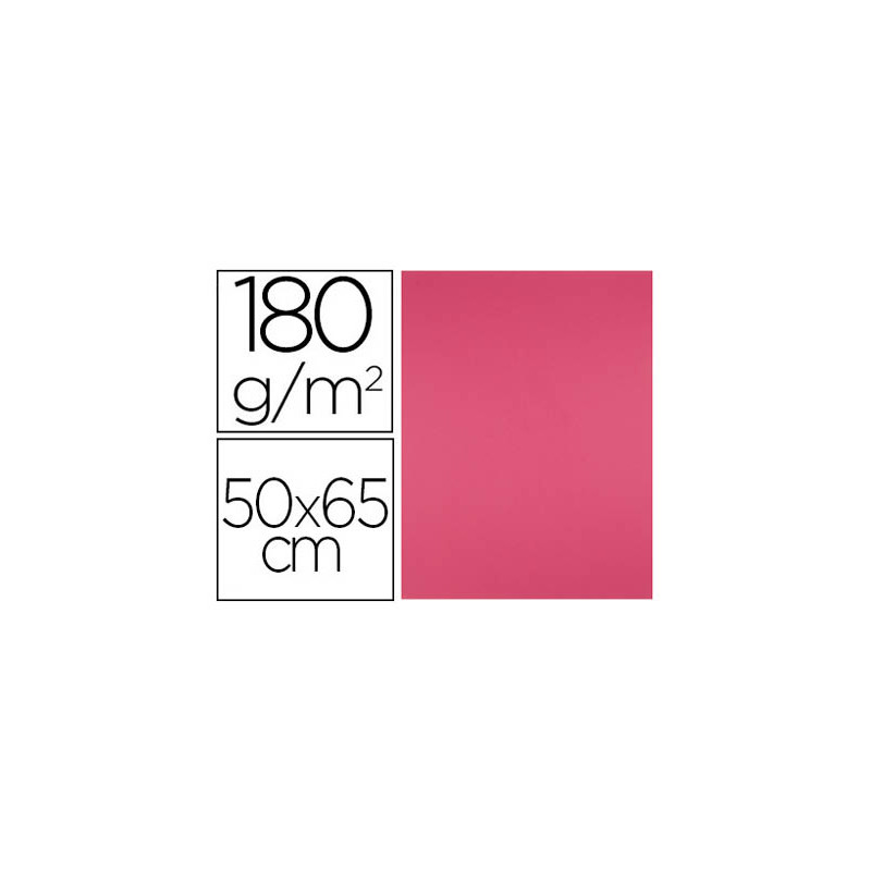 Cartulina liderpapel 50x65 cm 180g/m2 fucsia