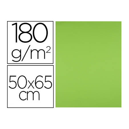 Cartulina liderpapel 50x65 cm 180g/m2 verde hierba