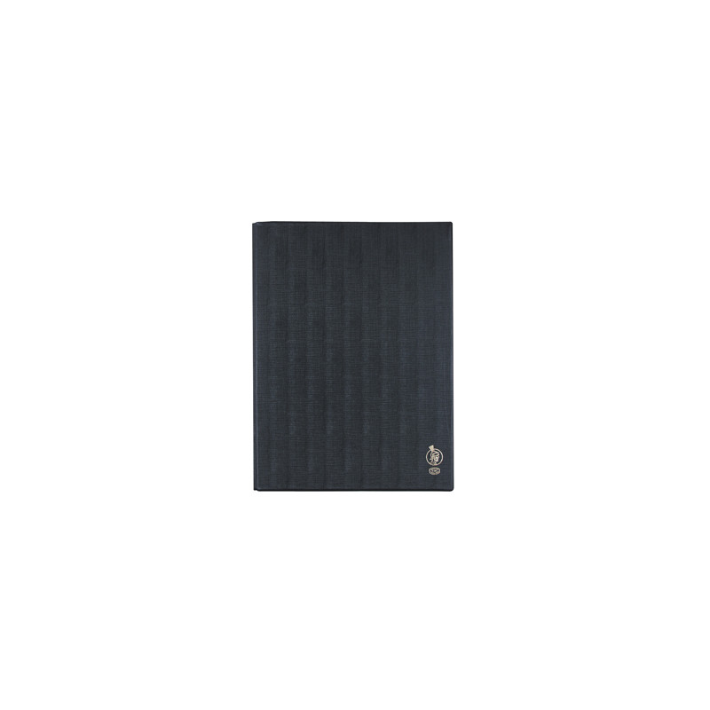 Carpeta liderpapel 4 anillas 25 mm mixtas plastico folio color negro
