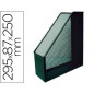 Revistero metalico q-connect rejilla negro 79x289x250 mm