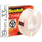 Cinta adhesiva scotch supertransparente 33 mt x 19 mm 600/1933ci