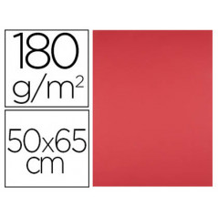 Cartulina liderpapel 50x65 cm 180g/m2 rojo