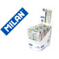 Boligrafo milan p1 silver expositor de 14 unidades retractil 1 mm estuche de 4 unidades colores surtidos Boligrafo milan p1 silver expositor de 14 unidades retractil 1 mm estuche de 4 unidades colores surtidos