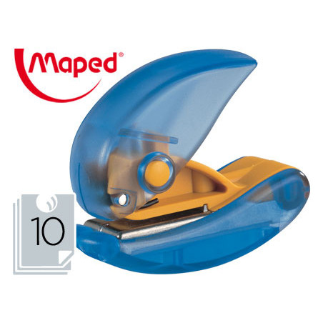 Taladrador perforette maped 1 taladro capacidad 10 hojas unidad