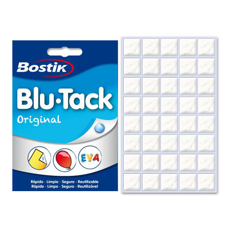 Sujetacosa masilla bostik blu tack