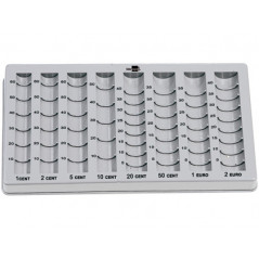 Bandeja liderpapel porta monedas ancho 280mm prof 155mmaltura min 24mm y max 35mm