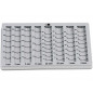 Bandeja portamonedas liderpapel plastico color gris 275x155x24/35 mm