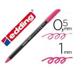 Rotulador edding punta fibra 1200 magenta n.20 -punta redonda 0.5 mm