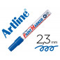 Rotulador artline marcador permanente ek-400 xf azul -punta redonda 2.3 mm -metal caucho y plastico
