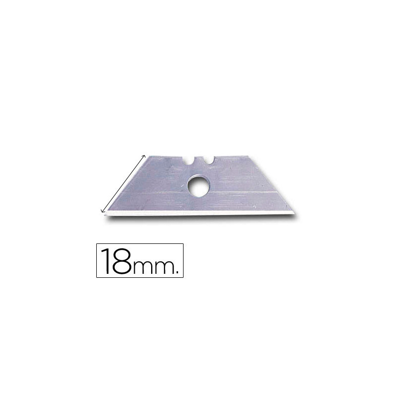 Repuesto cuter q-connect ancho para modelos kf10633/kf14624 cuchilla 18 mm blister 5 unidades