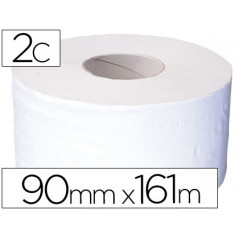 Papel higienico jumbo 2/c blanco-mandril de 62,5 mm -para dispensador 325