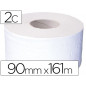 Papel higienico jumbo 2 capas blanco mandril de 60 mm para dispensador 325