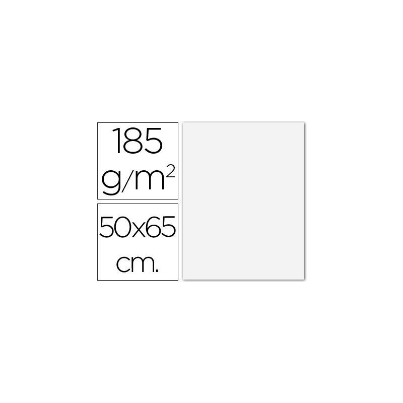 Cartulina guarro blanca -50x65 cm -185 gr Cartulina guarro blanca -50x65 cm -185 gr