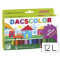 Lapices cera dacscolor caja de 12 colores