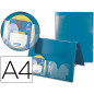 Carpeta liderpapel portadocumentos 36903 polipropileno dina4 verde lomo 50 mm