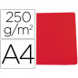 Subcarpeta cartulina gio simple intenso din a4 rojo 250g/m2