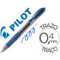 Boligrafo pilot g-2 azul tinta gel retractil sujecion de caucho