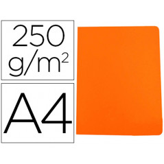 Subcarpeta cartulina gio simple intenso din a4 naranja 250g/m2