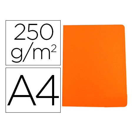 Subcarpeta cartulina gio simple intenso din a4 naranja 250g/m2