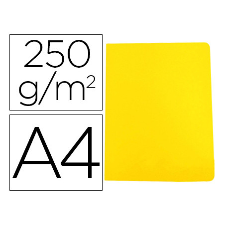 Subcarpeta cartulina gio simple intenso din a4 amarillo 250g/m2