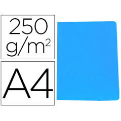 Subcarpeta cartulina gio simple intenso din a4 azul 250g/m2