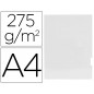 Subcarpeta cartulina gio plastificada presentacion 2 solapas din a4 blanco 275g/m2