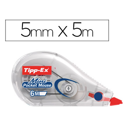 Corrector tipp-ex cinta mini mouse 5 mm x 6 mt