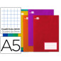 Libreta liderpapel write a5 16 hojas 60gr cuadro 8mm con margen