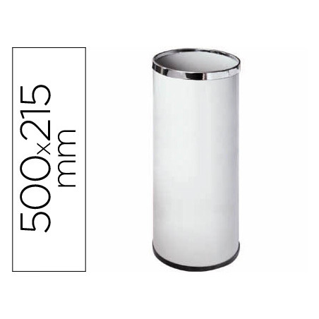 Paraguero metalico 301 blanco medida 50x21.5 -aros cromo
