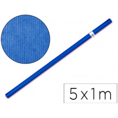 Papel kraft liderpapel azul rollo 5x1 mt