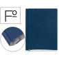 Carpeta proyectos carton compacto gio folio con fuelle e interiores azul