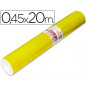 Rollo adhesivo aironfix unicolor amarillo brillo 67007rollo de 20 mt