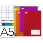 Libreta liderpapel smart a5 32 hojas 60g/m2cuadro 6mm con margen