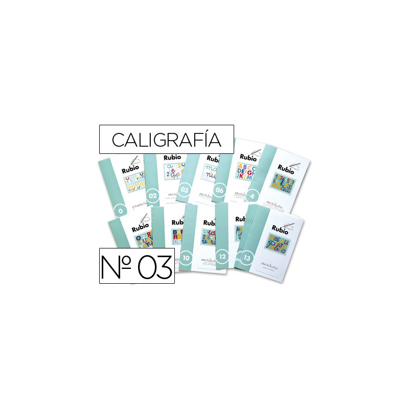 Cuaderno rubio caligrafia nº 03