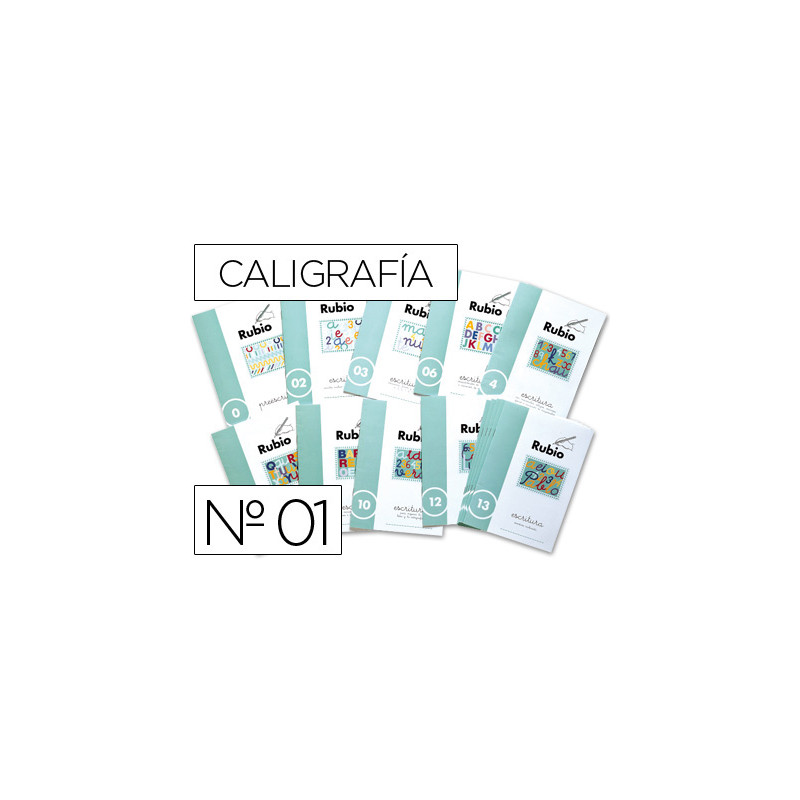 Cuaderno rubio caligrafia nº 01