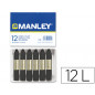 Lapices cera manley unicolor negro n.30 caja de 12 unidades Lapices cera manley unicolor negro n.30 caja de 12 unidades