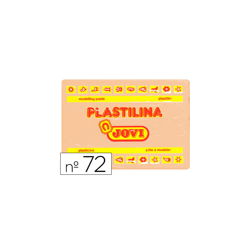 Plastilina jovi 72 carne unidad tamaño grande