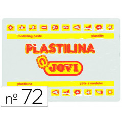 Plastilina jovi 72 blanco -unidad -tamaño grande