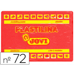 Plastilina jovi 72 rojo -unidad -tamaño grande