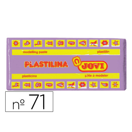 Plastilina jovi 71 lila unidad tamaño mediano