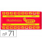 Plastilina jovi 71 rubi unidad tamaño mediano