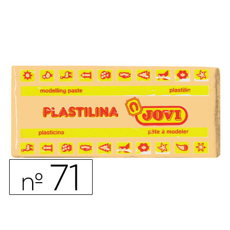 Plastilina jovi 71 carne unidad tamaño mediano