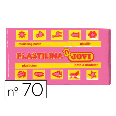 Plastilina jovi 70 rosa unidad tamaño pequeño