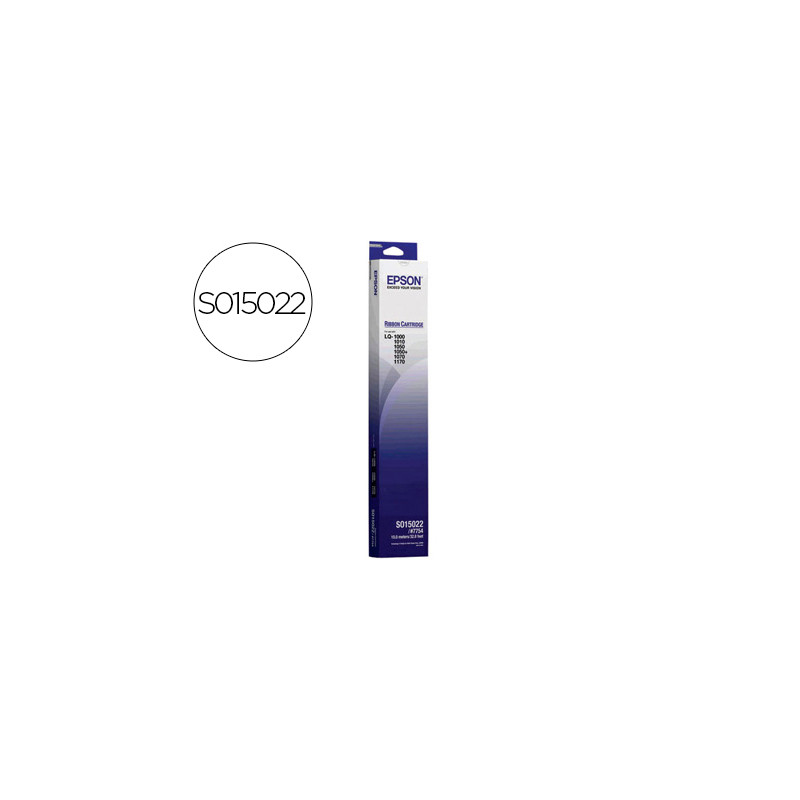Cinta maquina epson original lq-1000/1010/1050/1070/1070+ 1170 negra (7754)