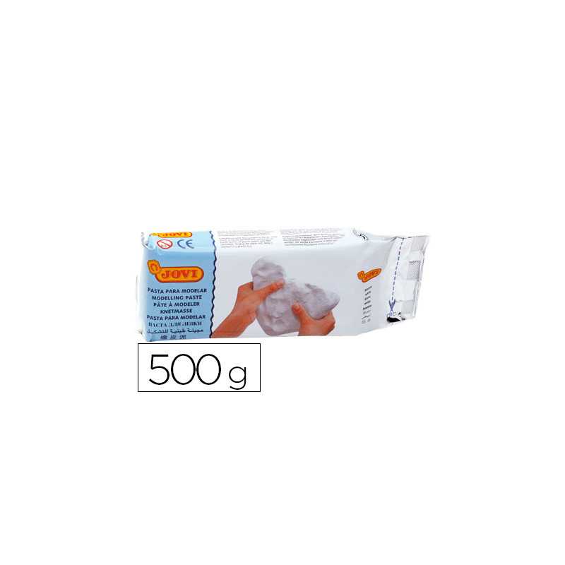 Pasta para modelar jovi 500 gr color blanco