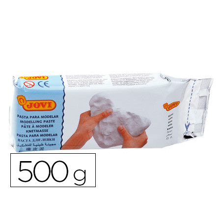 Pasta jovi para modelar 500 gr color blanco