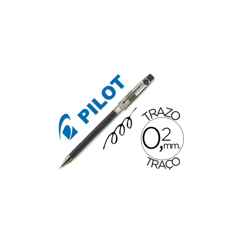 Boligrafo pilot punta aguja g-tec-c4 negro